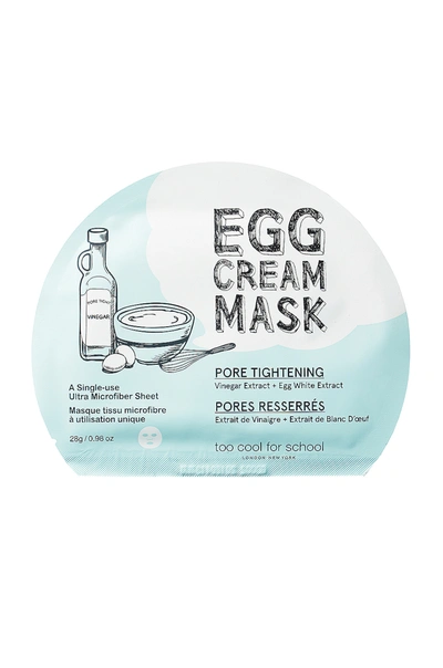 Too Cool For School Egg Cream Mask (pore Tightening) In N,a
