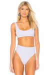 Beach Riot X Revolve Peyton Bikini Top In Lavender