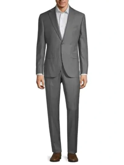 Jack Victor Classic Fit Esprit Wool Suit In Light Grey