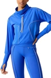 Fp Movement Act Fast Layer Pullover Top In Electric Cobalt