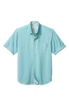 Tommy Bahama San Lucio Short Sleeve Button-up Shirt In Mosaic Blue
