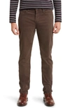 7 For All Mankind Slimmy Luxe Performance Plus Slim Fit Jeans In Chestnut