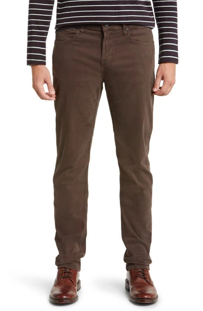 7 For All Mankind Slimmy Luxe Performance Plus Slim Fit Jeans In Chestnut