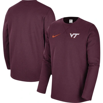 Nike Maroon Virginia Tech Hokies Pullover Sweatshirt