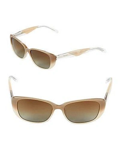 Vera Wang 53mm Butterfly Sunglasses In Tan
