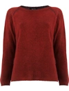Avant Toi Knitted Jumper - Red