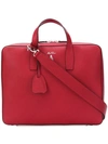 Mark Cross The Parker Briefcase - Red