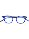Epos Square Frame Glasses In Blue