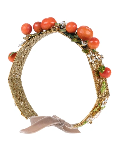 Dolce & Gabbana Hair Accessory In Orange