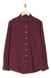 Rodd & Gunn Martinborough Long Sleeve Cotton Button-up Shirt In Claret