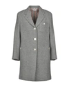 Thom Browne Coats In Grey