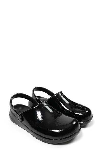 Ales Grey Rodeo Drive Clog In Glossy Black