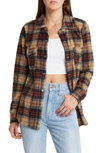 O'neill Zuma Plaid Jacket In Brown Multi Colored