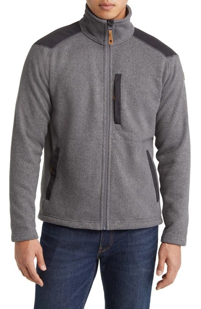 Fjall Raven Buck Fleece Jacket In Grey - Melange