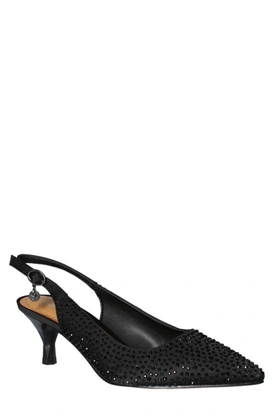 J. Reneé Ferryanne Pointed Toe Slingback Pump In Black