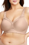 Glamorise Full Figure Magiclift Wireless Bra In Cafe