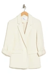 Dr2 By Daniel Rainn Stripe Notch Lapel Blazer In Antq Ivory