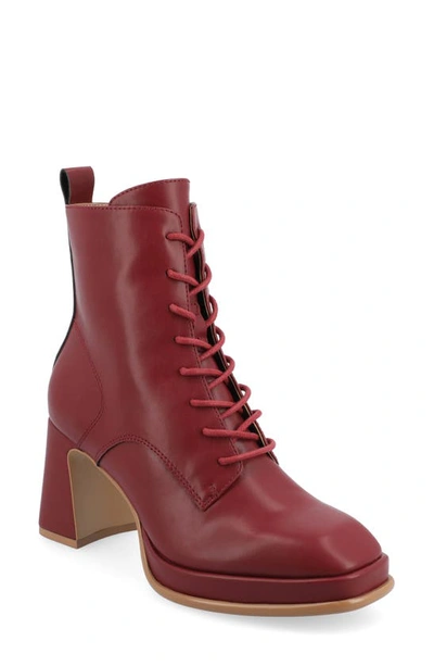 Journee Collection Kalandi Bootie In Red