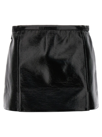 Courrèges Heritage A-line Skirts Black In Negro