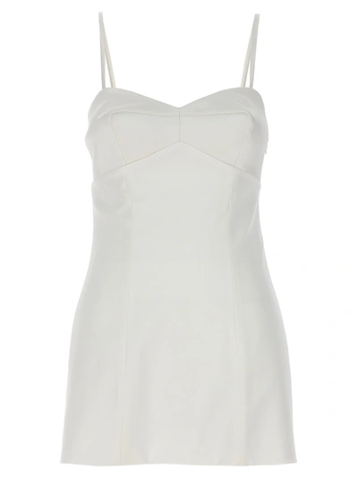 Ermanno Scervino Silk Dress Dresses White