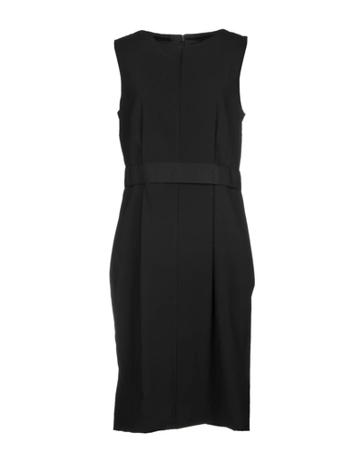 Dolce & Gabbana Midi Dresses In Black