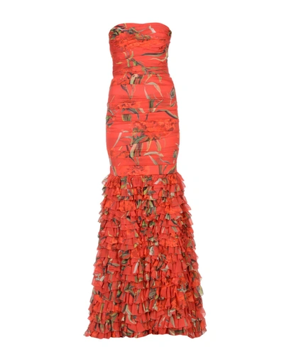 Dolce & Gabbana Long Dresses In Red