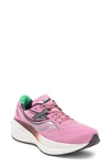 Saucony Triumph 20 Running Shoe In Peony/ Basalt