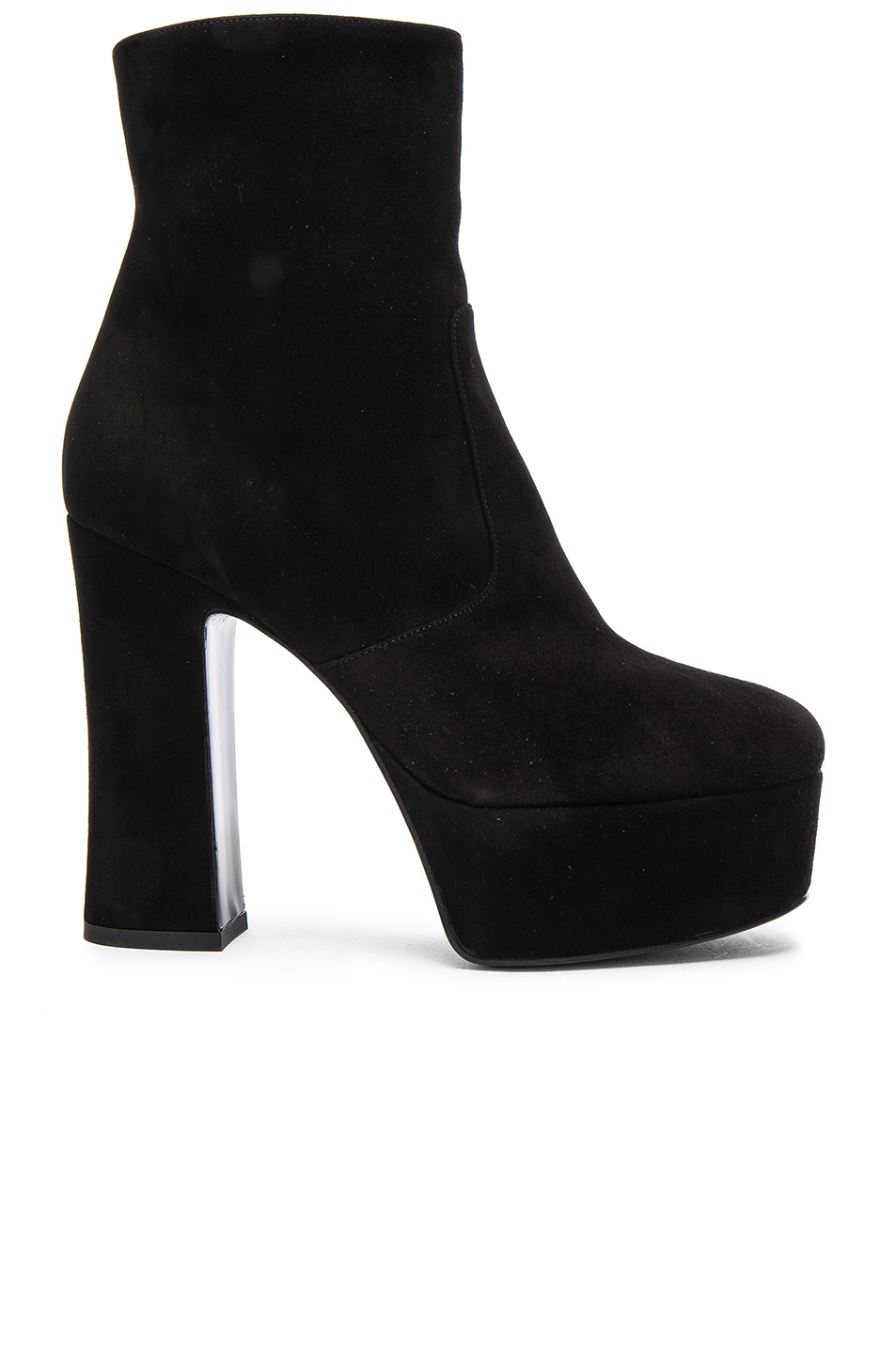 saint laurent platform ankle boots