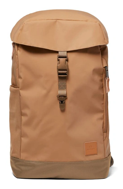Brixton Commuter Backpack In Golden Brown