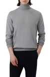 Bugatchi Merino Wool Turtleneck In Cement