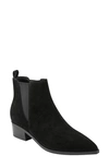 Marc Fisher Ltd Yikalo Leather Chelsea Bootie In Black 002