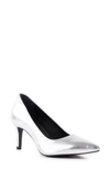 Seychelles Motive Pointed Toe Pump In Silver