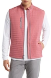 Johnnie-o Crosswind Quilted Performance Vest In Bandana