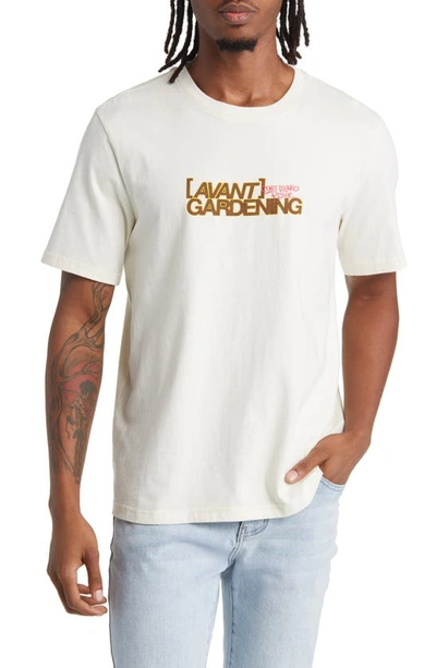 Coney Island Picnic Portrait Organic Cotton Graphic T-shirt In Coconut