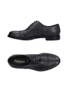 Doucal's Laced Shoes In Steel Grey