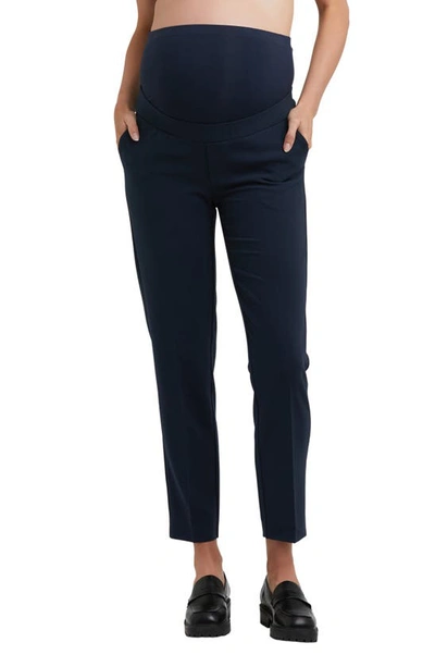 Ripe Maternity Alexa Crop Maternity Pants In Navy