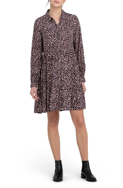 Ripe Maternity Leah Button Through Dress In Midnight