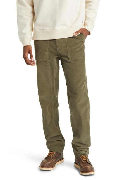 Alpha Industries Fatigue Corduroy Pants In Green