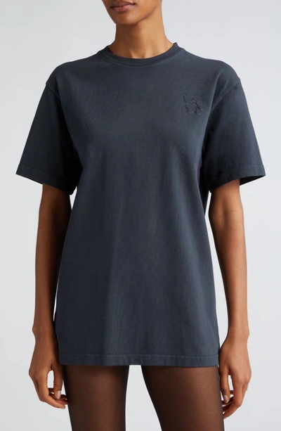 Maccapani Eusebio Compact Cotton Jersey T-shirt In Black