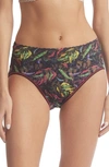 Hanky Panky Print Lace Briefs In Floating