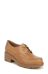 Naturalizer Darry Lace-up Derby In Toffee Brown Leather