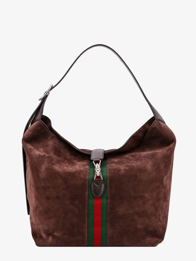 Gucci Jackie 1961 Shoulder Bag In Brown
