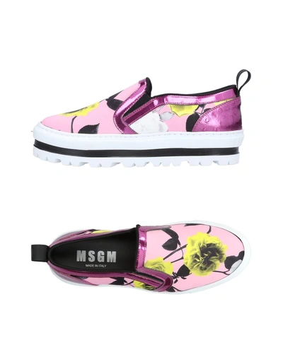 Msgm Sneakers In Pink