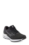 Mizuno Wave Rider 26 Sneaker In Black-white