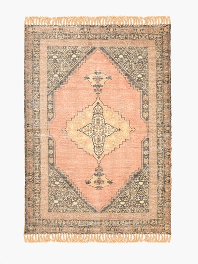 French Connection Xl Kerala Chenille Rug Pink