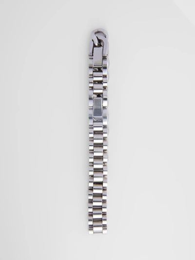 French Connection Mixed Watch Strap Bracelet Silver In White
