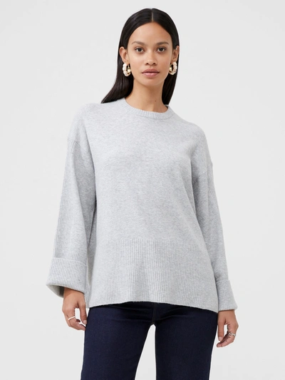 French Connection Vhari Recycled Knit Jumper Dove Grey Mel In Grey