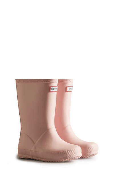 Hunter Kids' First Classic Rain Boot In Azalea Pink