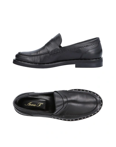 Anna F. Loafers In Black