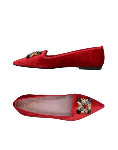 Pretty Loafers In Red